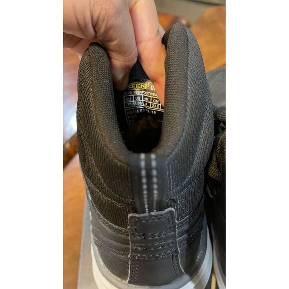 Keen women's Vista Energy Mid Work Boots (Carbon-Fiber Toe) Size 6.5 Wide - Picture 9 of 12